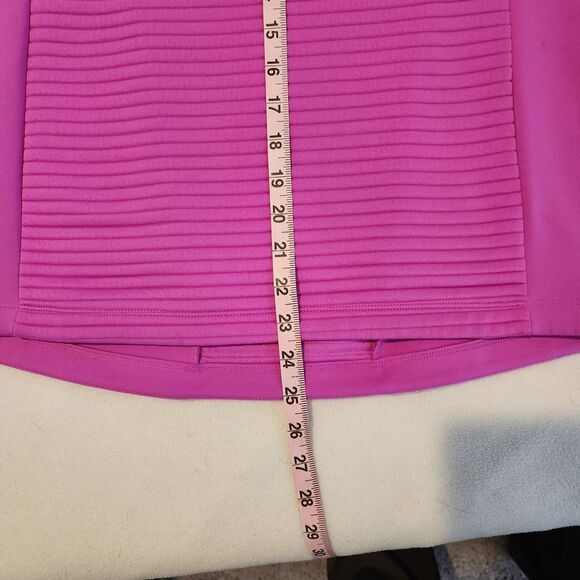 Under Armour ColdGear Ribbed Half Zip Athletic Running Pullover Pink MD - Picture 9 of 9